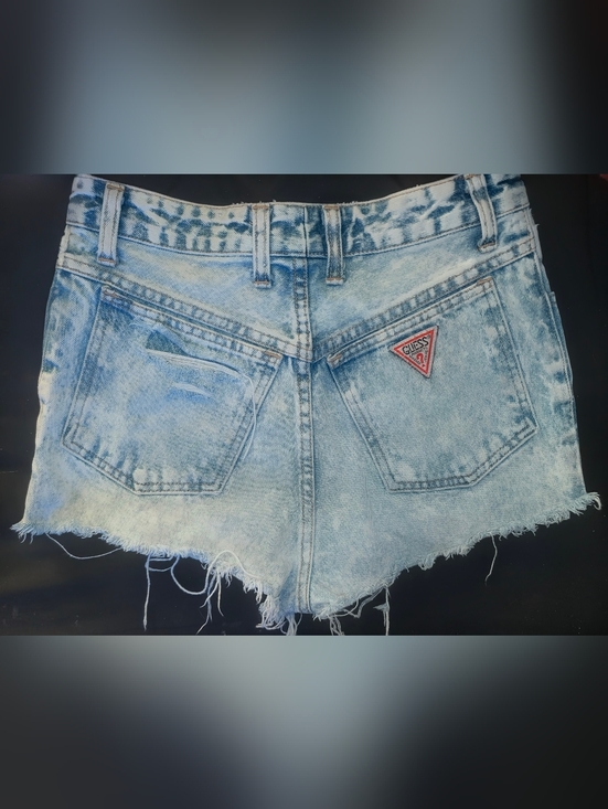 Georges Marciano for Guess Pants - Georges Marciano for Guess  Vintage  Acid Wash Distressed Cut Off Denim Shorts